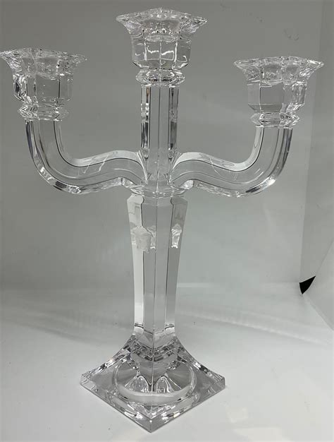 versace medusa crystal candle holder|Versace Medusa Three Arms Crystal Candleholder by Rosenthal.